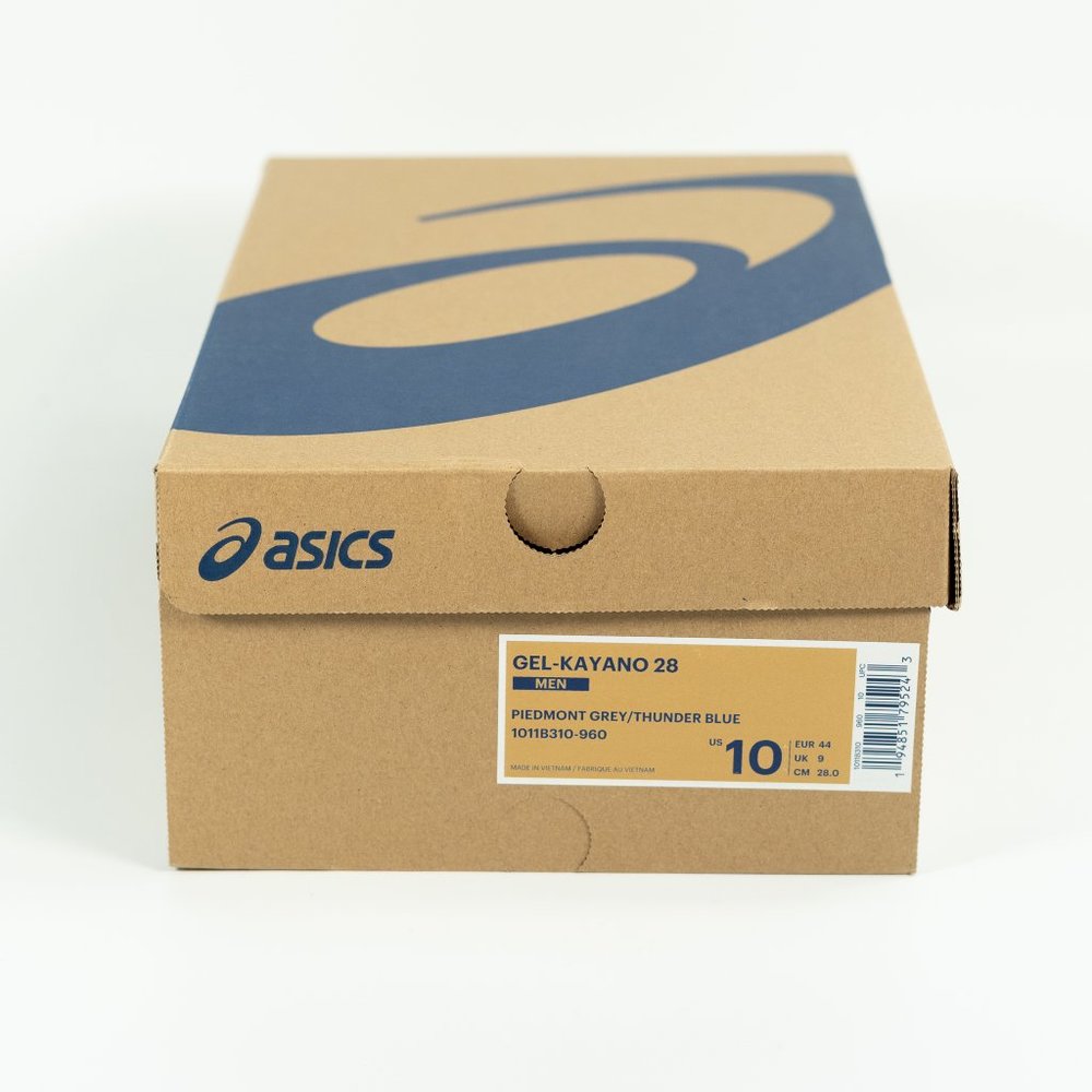 Asics Gel-Kayano 28 'Piedmont Grey Thunder Blue' 1011B310-960 Running Sneakers - Picture 11 of 15